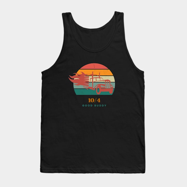 10/4 Good Buddy Tank Top by WonkeyCreations